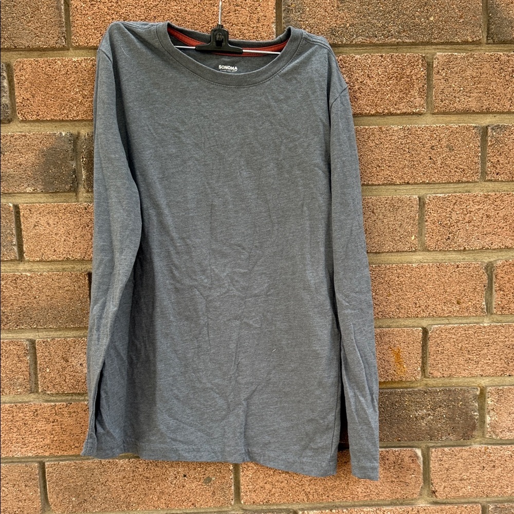 Sonoma Charcoal Long Sleeve Tee Size Medium